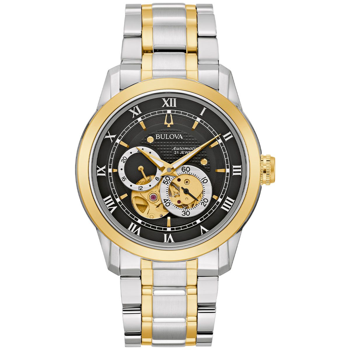 BULOVA - Reloj Bulova Hombre Classics. Reloj Acero Inoxidable Plateado 98A311