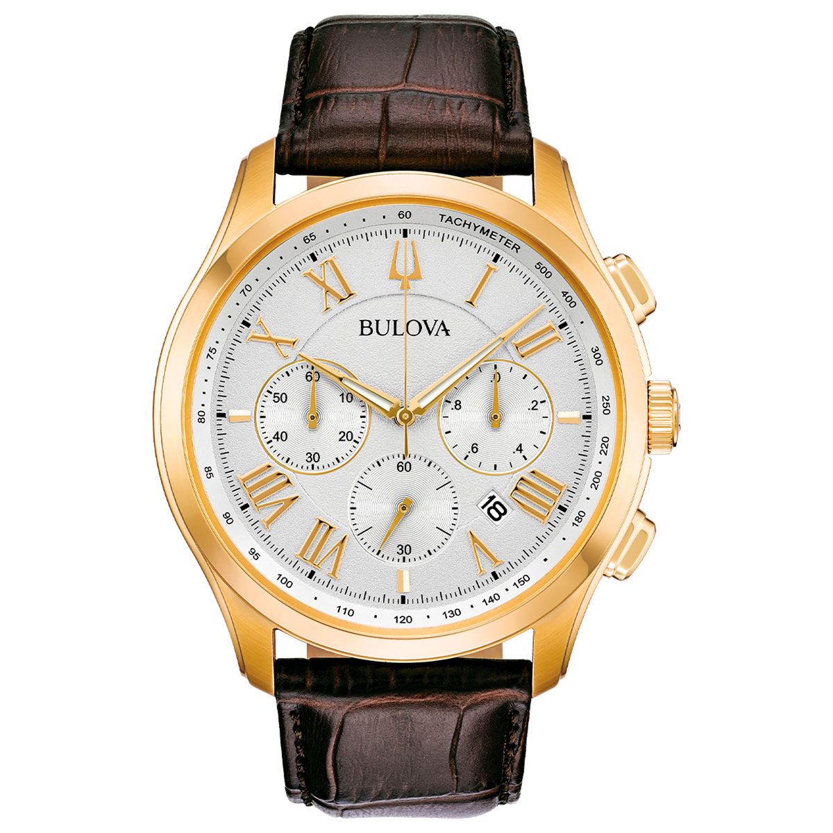 BULOVA - Reloj Bulova Hombre Classics. Reloj Cuero Marrón 97B169