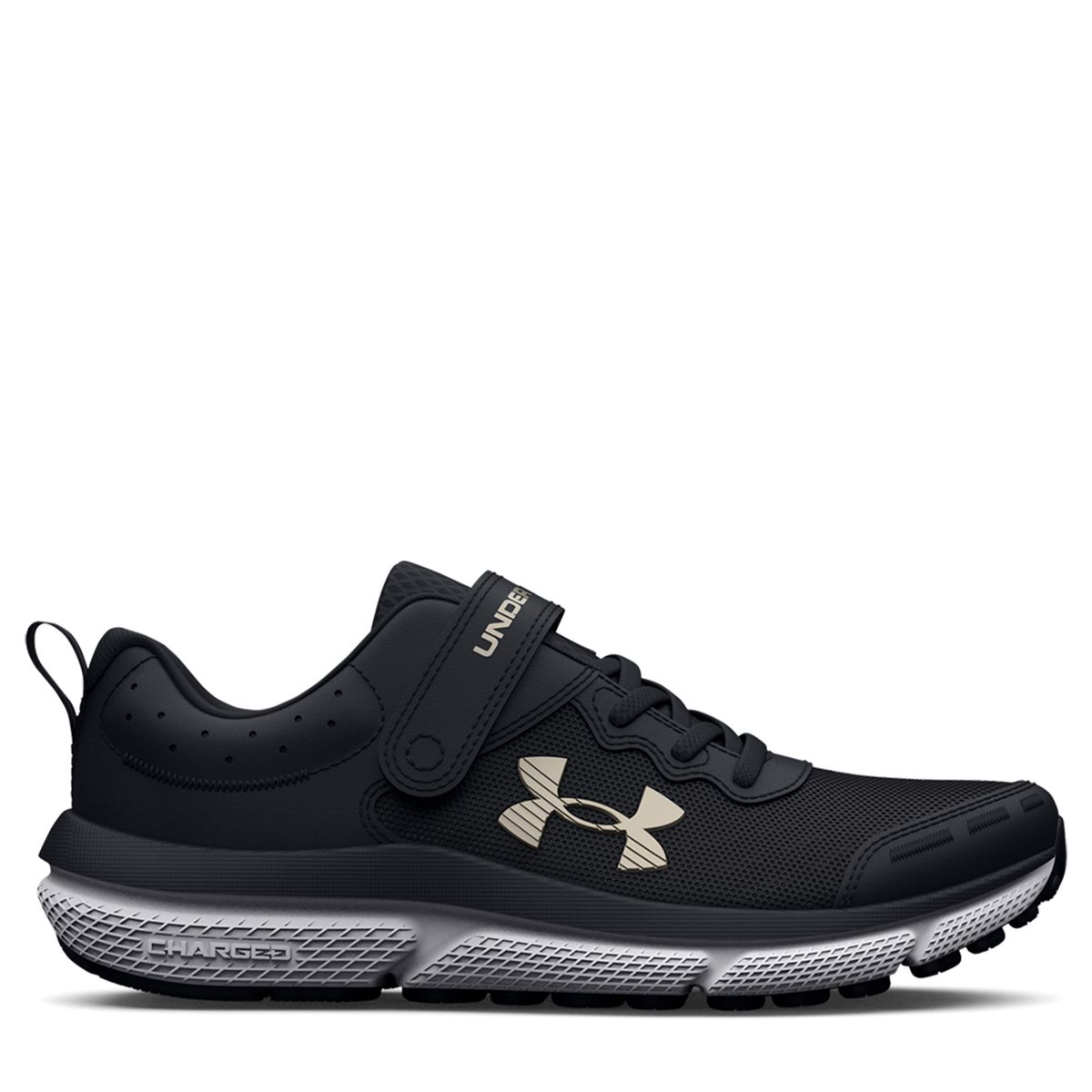 UNDER ARMOUR - Tenis Under Armour Assert 10 AC Niña con Velcro Negros