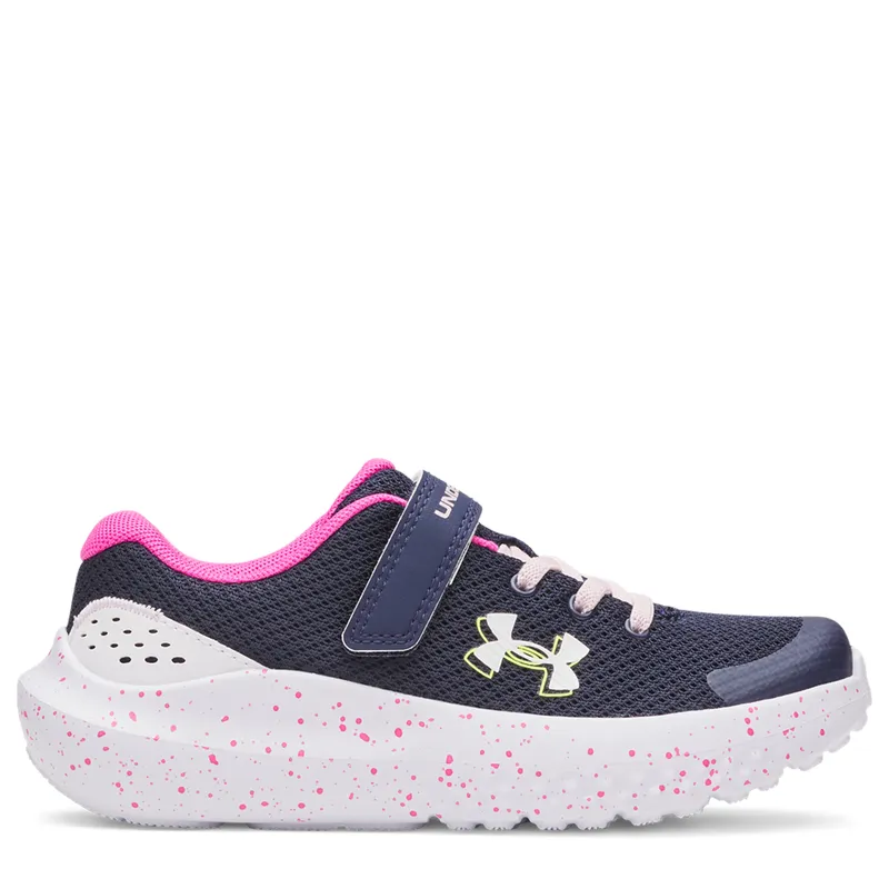 UNDER ARMOUR - Tenis Under Armour Surge 4 Niña con Velcro