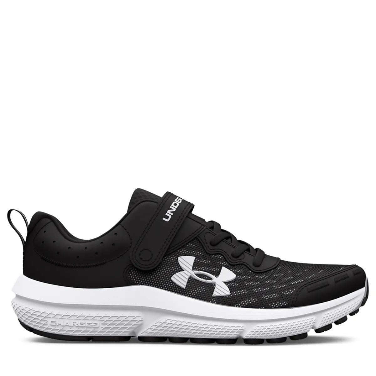 UNDER ARMOUR - Tenis Under Armour Assert 10 AC Niño con Velcro Negros