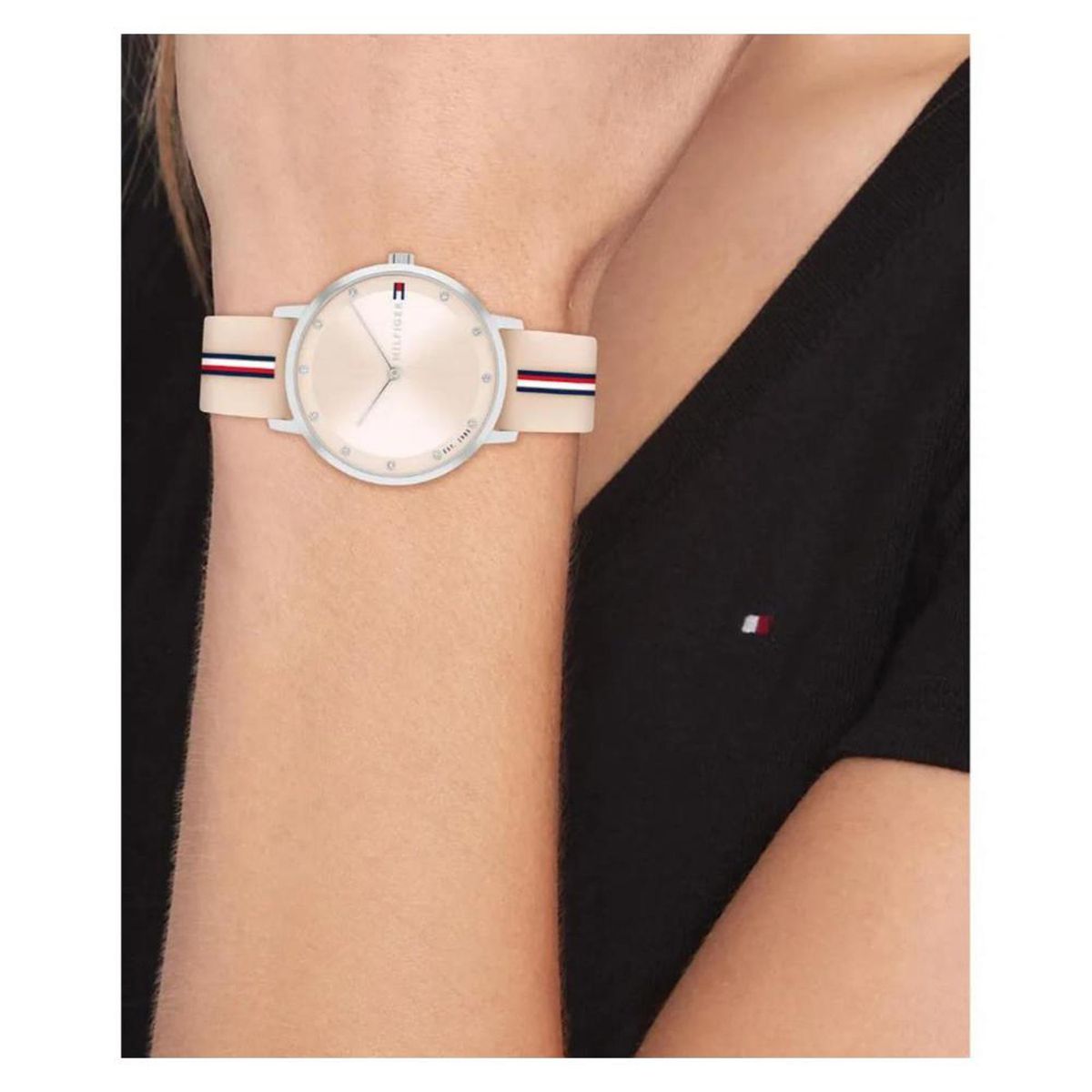 TOMMY HILFIGER - Reloj Tommy Hilfiger Mujer 1782737 . Reloj Silicona Rosado