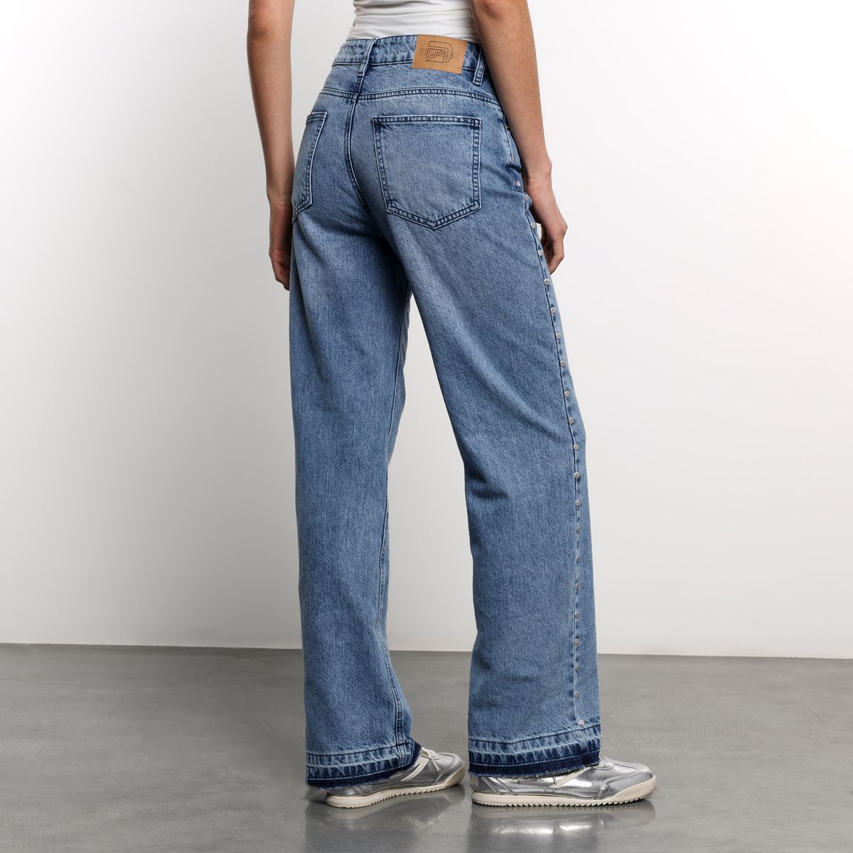 DENIMLAB - Jean Recto Mujer Tiro alto Denimlab