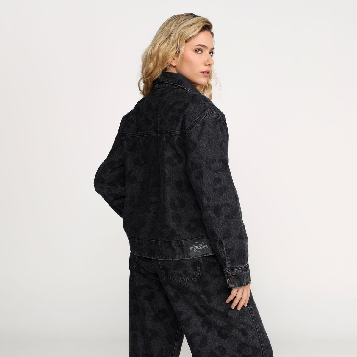 DENIMLAB - Chaqueta Mujer Animal print de Algodón Denimlab