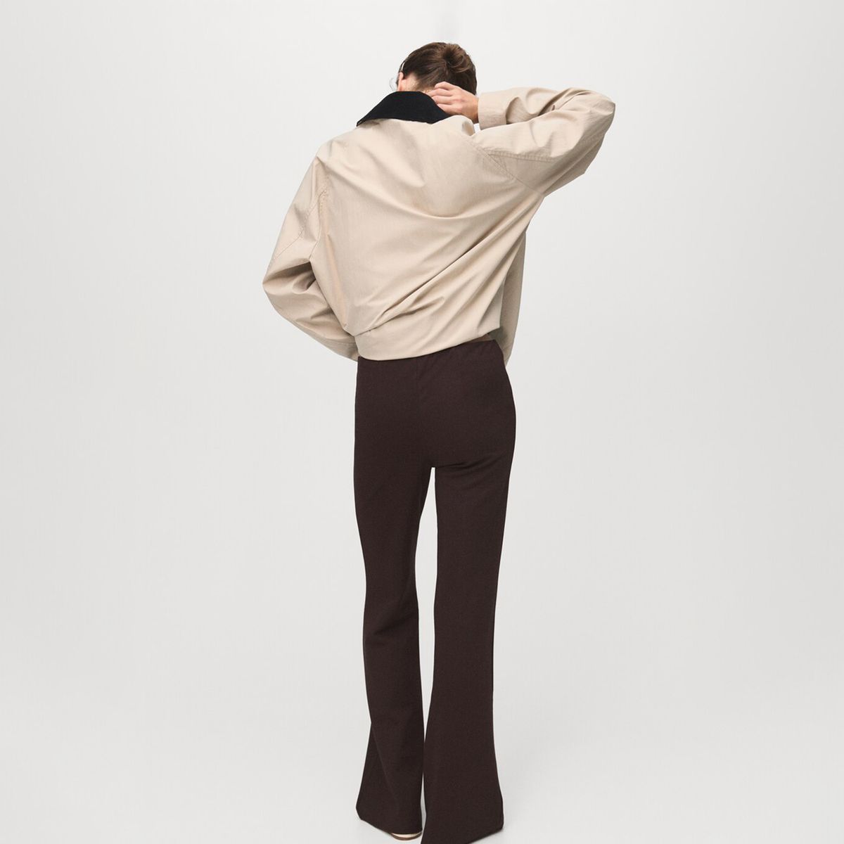 MANGO - Legging Recto Mujer Tiro medio Mango