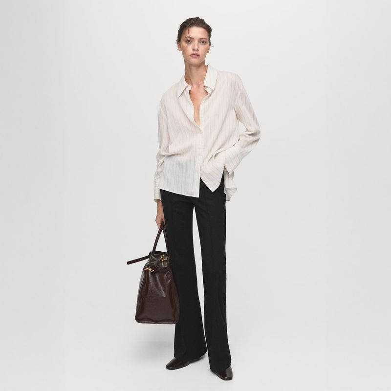 MANGO - Legging Recto Mujer Tiro medio Mango