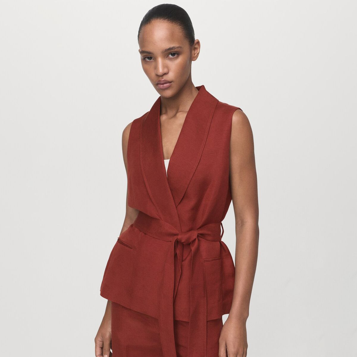 MANGO - Chaleco Mujer Mango 