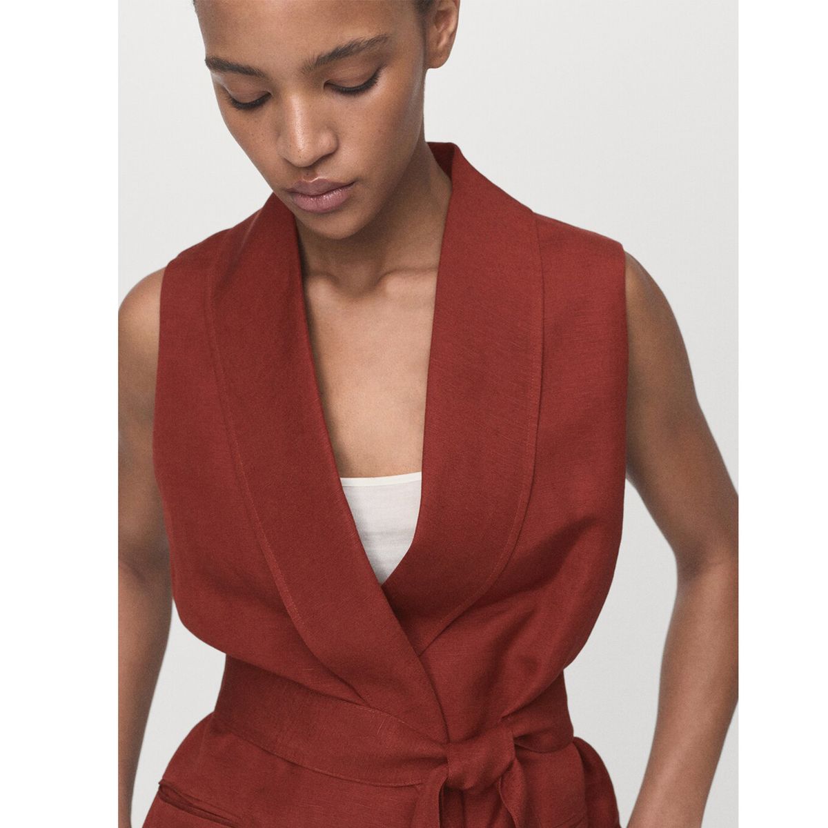 MANGO - Chaleco Mujer Mango 