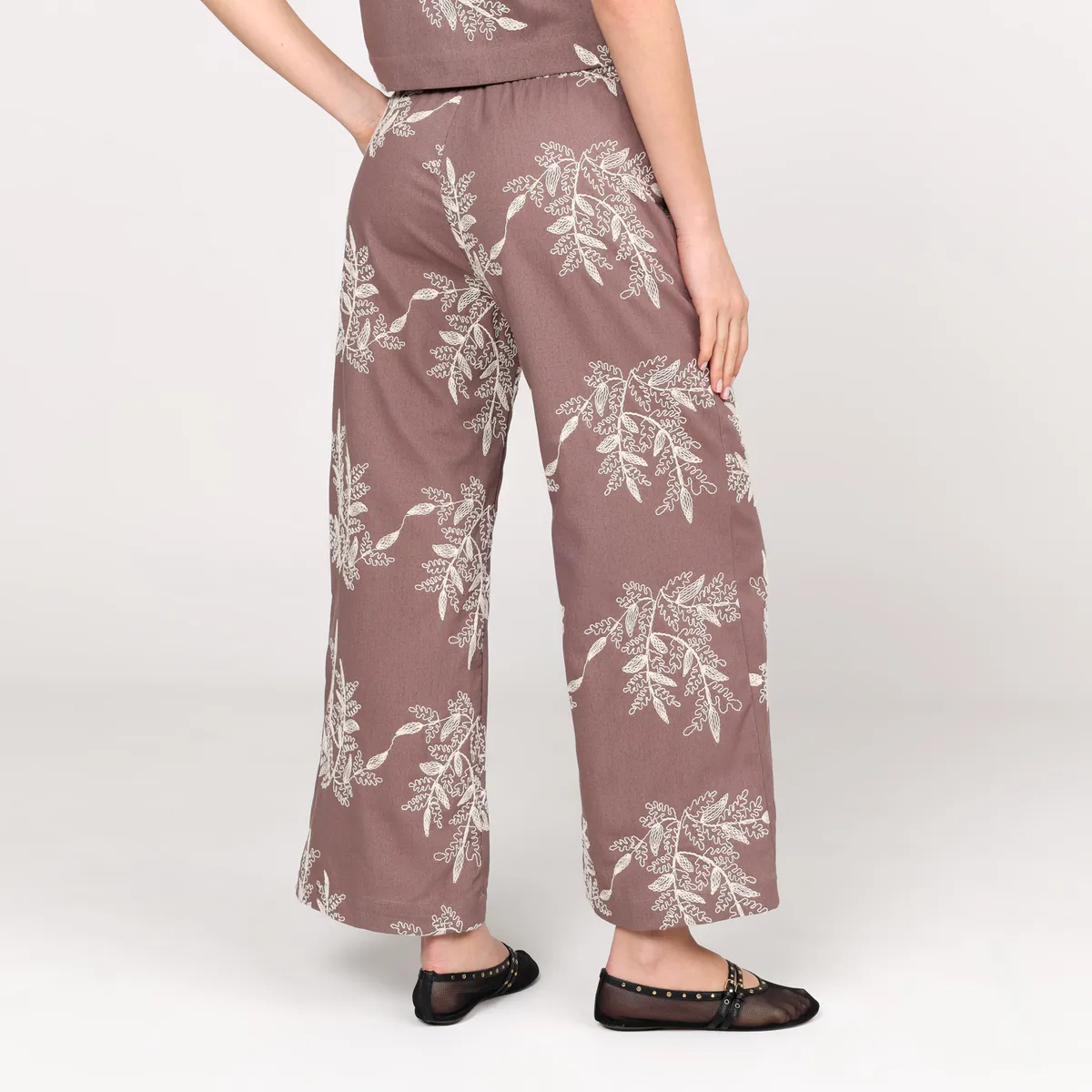 BASEMENT - Pantalón Recto Mujer Tiro medio Basement