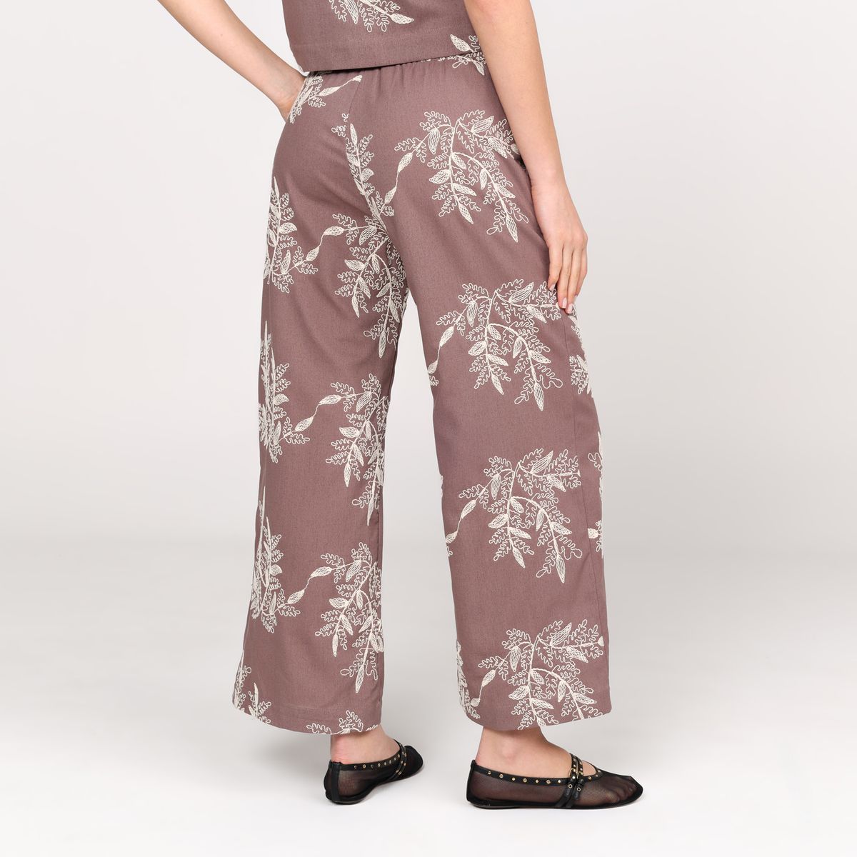 BASEMENT - Pantalón Recto Mujer Tiro medio Basement