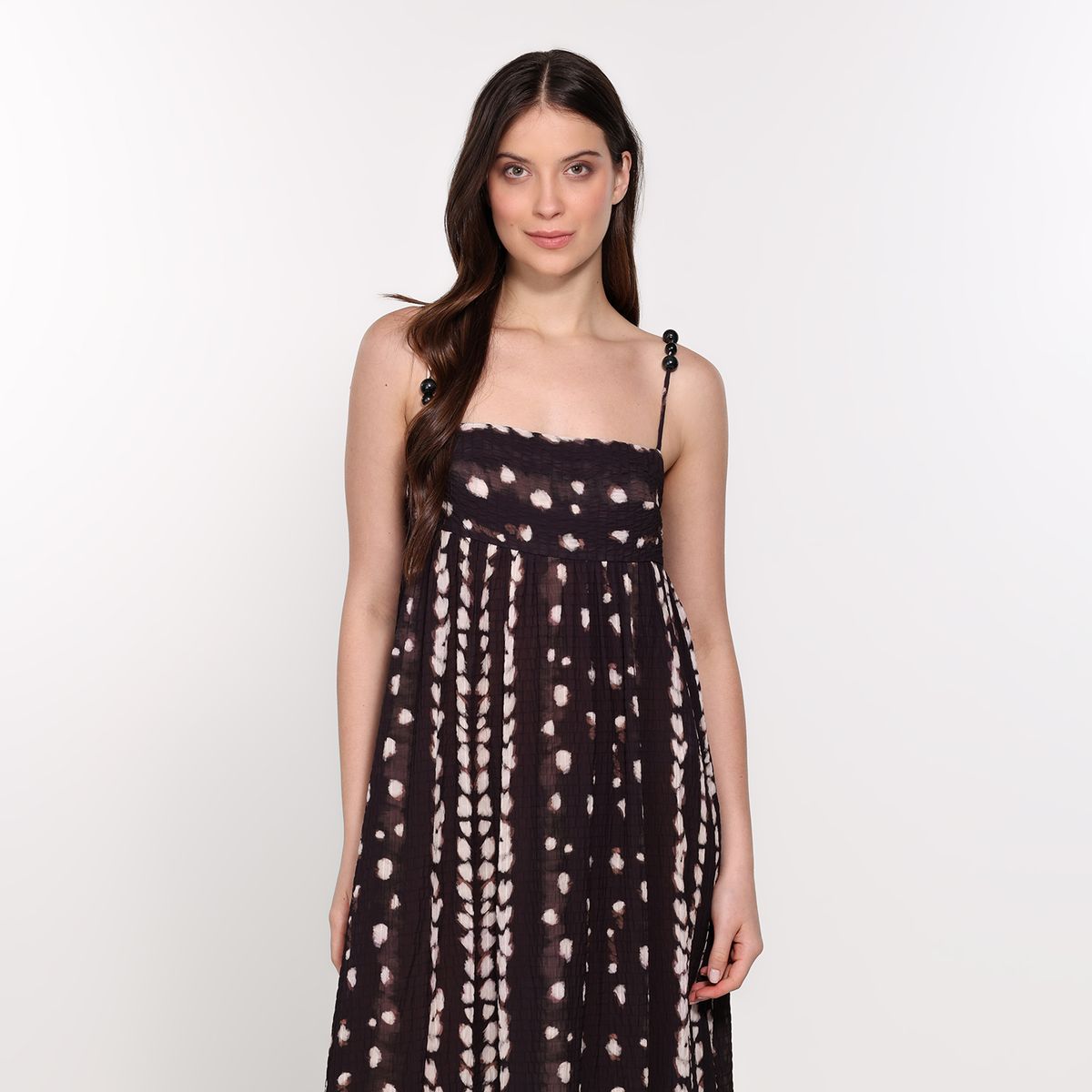 BASEMENT - Vestido Mujer Largo Casual  Basement