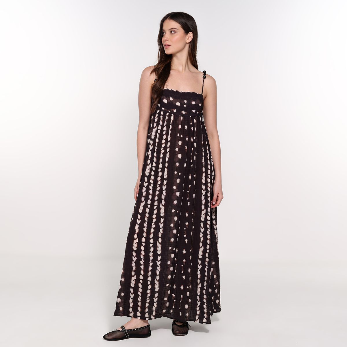 BASEMENT - Vestido Mujer Largo Casual  Basement