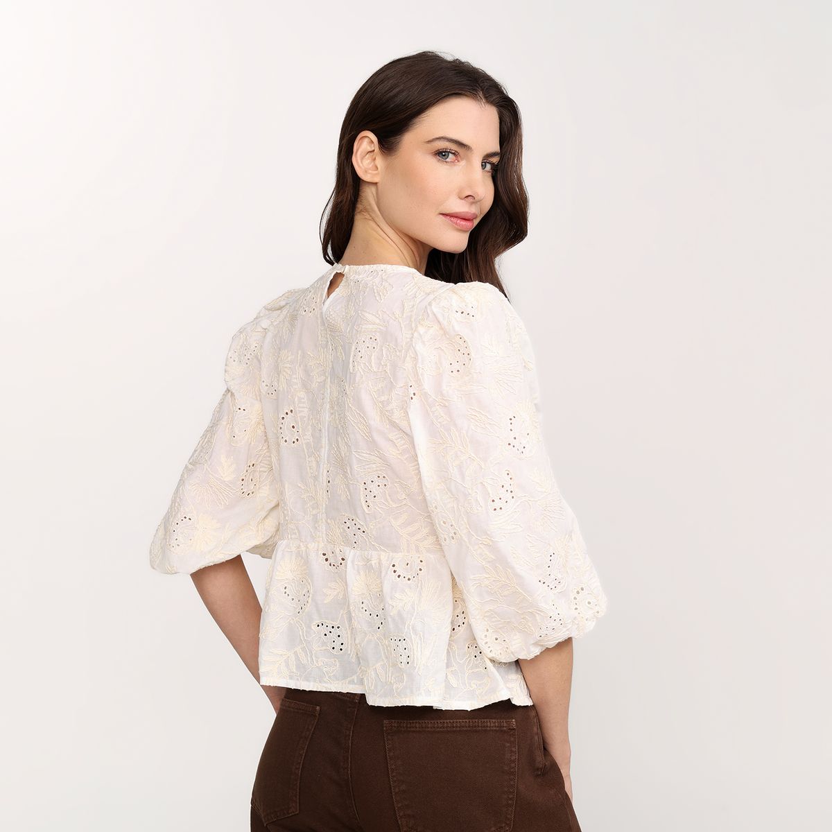 BASEMENT - Blusa Mujer Manga larga Basement