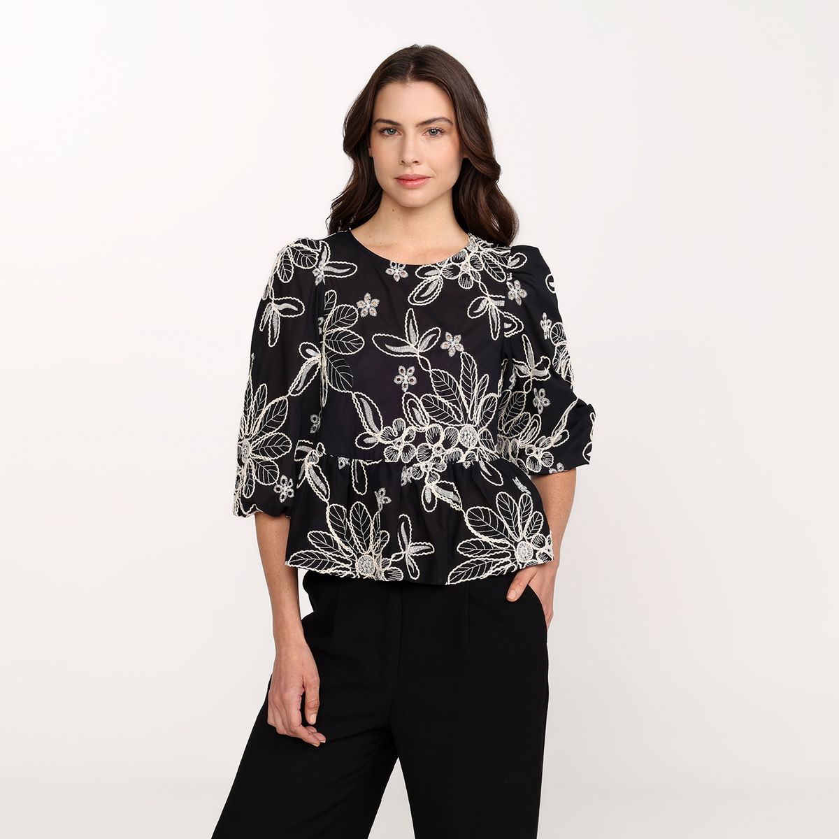 BASEMENT - Blusa Mujer Manga larga Basement