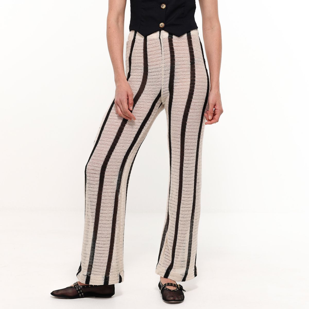 BASEMENT - Pantalón Recto Mujer Basement