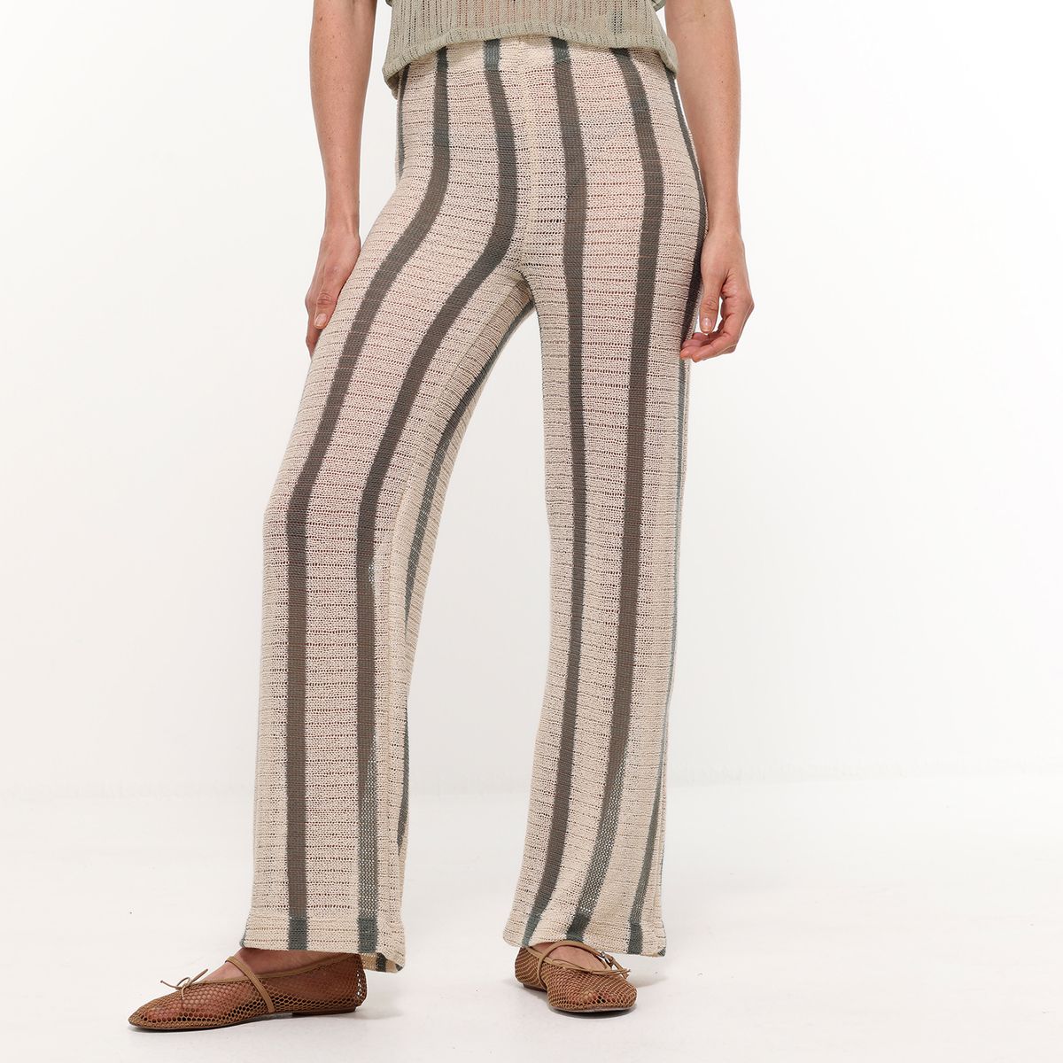 BASEMENT - Pantalón Recto Mujer Basement