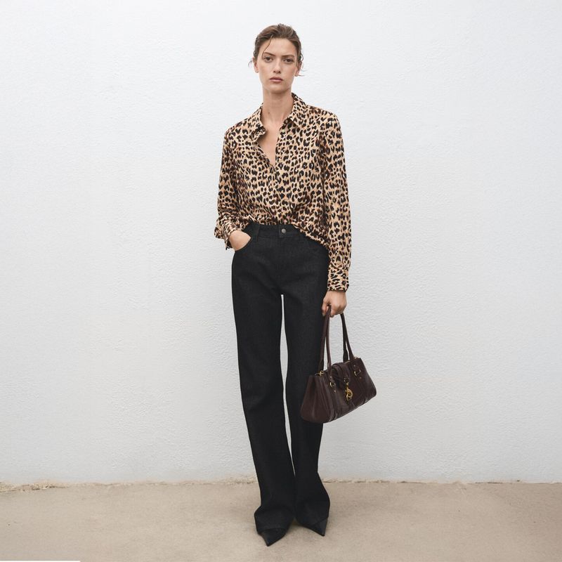 MANGO - Camisa Mujer Manga larga Mango 
