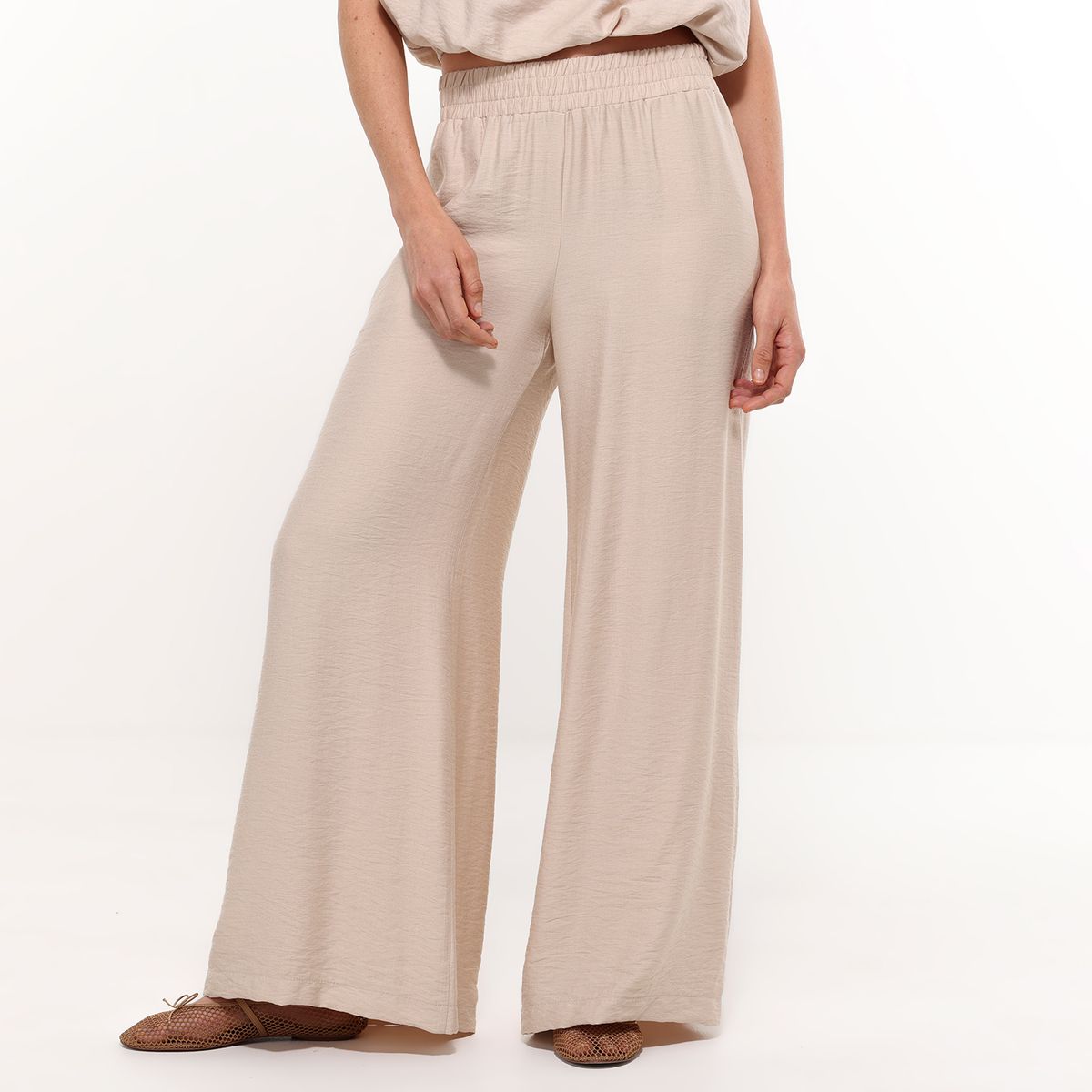 BASEMENT - Pantalón Wide leg Mujer Basement