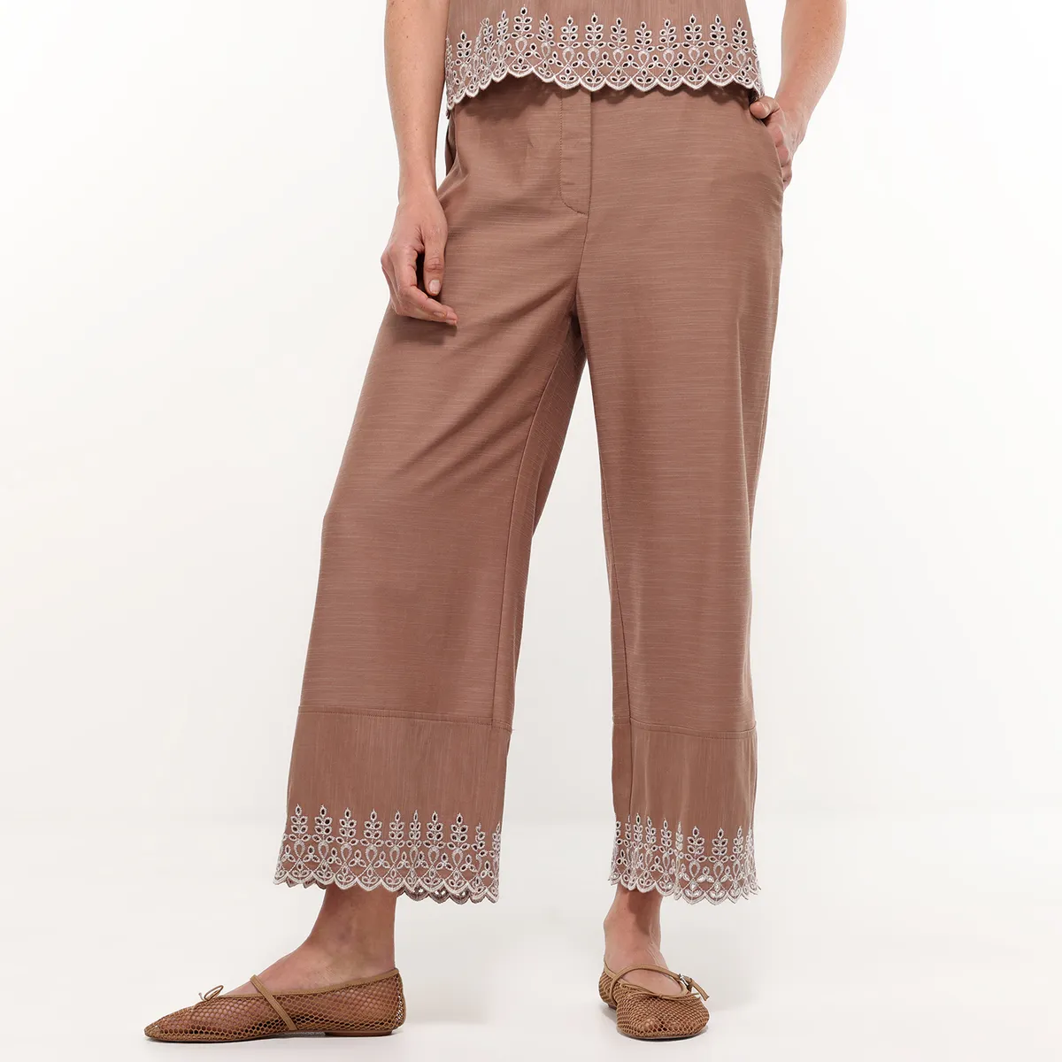 BASEMENT - Pantalón Recto Mujer Basement