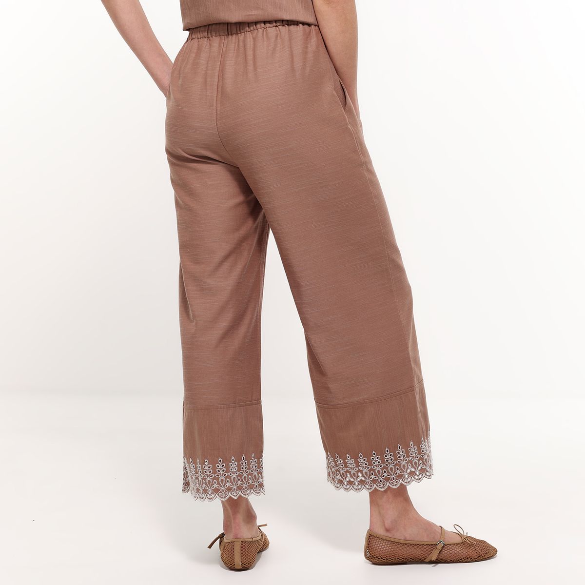 BASEMENT - Pantalón Recto Mujer Basement