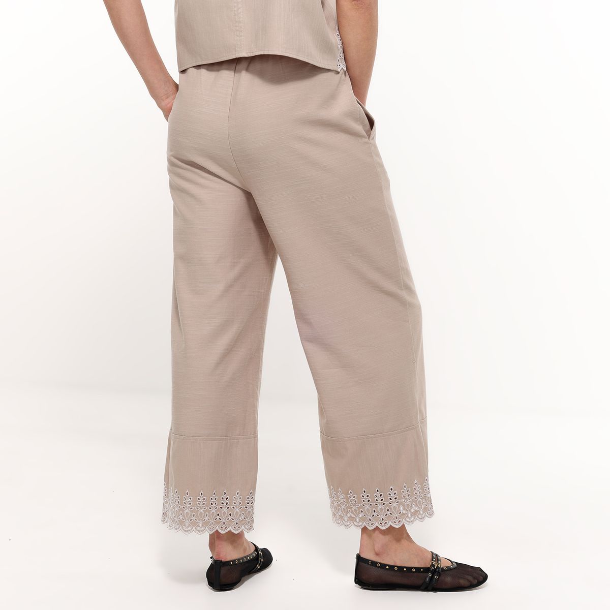 BASEMENT - Pantalón Recto Mujer Basement