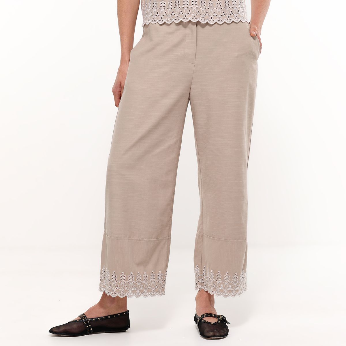 BASEMENT - Pantalón Recto Mujer Basement