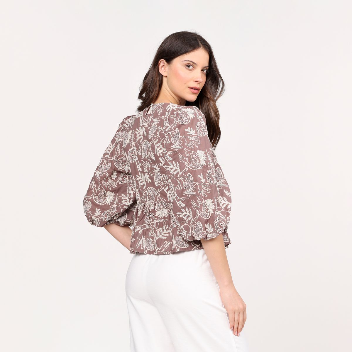 BASEMENT - Blusa Mujer Manga larga Basement