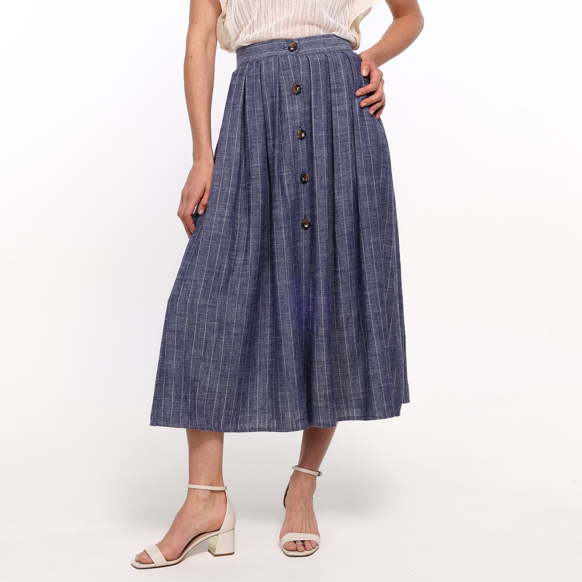 BASEMENT - Falda Midi Mujer Basement