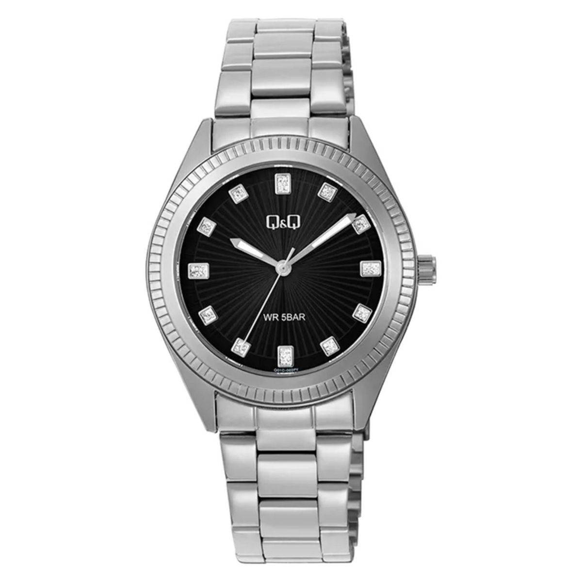 Q&Q - Reloj Q&Q Mujer Q01C-002PY . Reloj Acero inoxidable Plateado