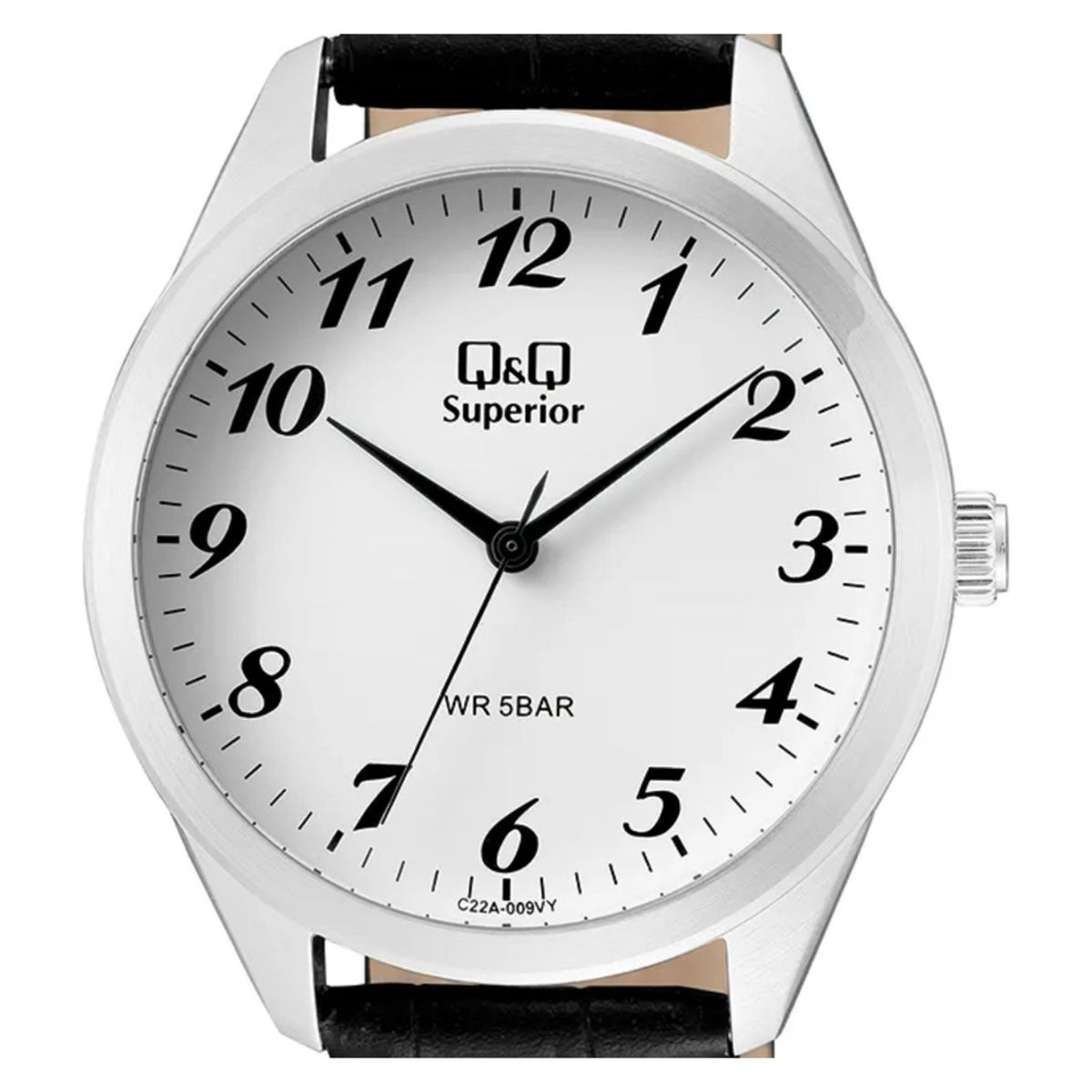 Q&Q - Reloj Q&Q Hombre C22A-009VY . Reloj Cuero Negro