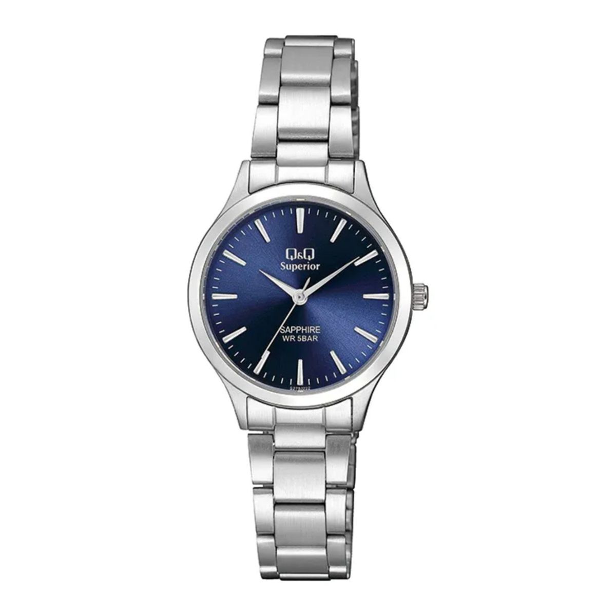 Q&Q - Reloj Q&Q Mujer Superior . Reloj Acero inoxidable Plateado