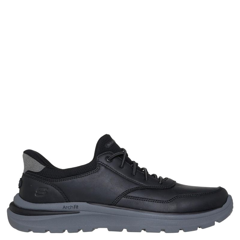 SKECHERS - Tenis Skechers Moda Arch Fit Superior Hombre Negros