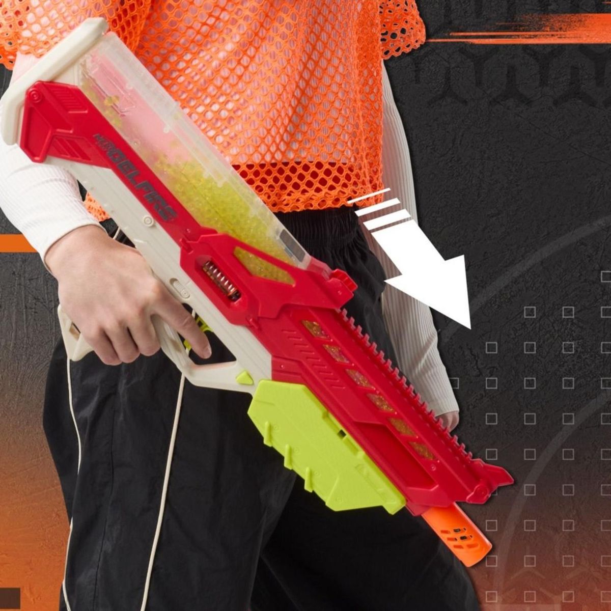 NERF - Lanzador Nerf : Pro Gelfire Warp Speed