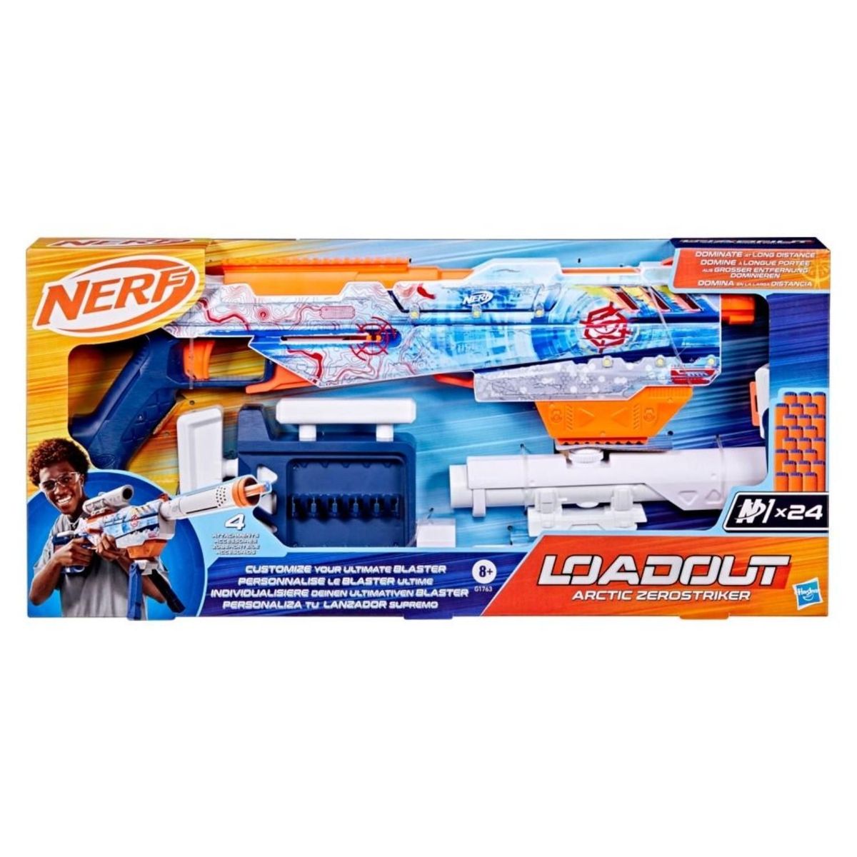 NERF - Lanzador Nerf : Loadout Arctic Zerostriker