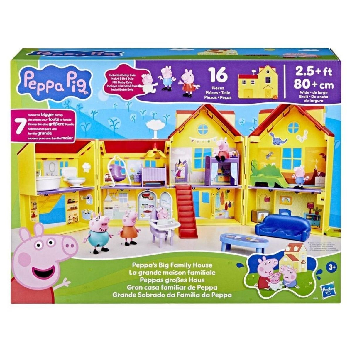 PEPPA PIG - Muñeca Peppa Pig : Gran Casa Familiar de Peppa