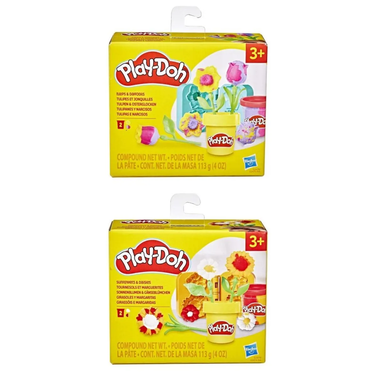 PLAY DOH - Masa Play Doh  y Plastilinas : Surtido de Florecitas 