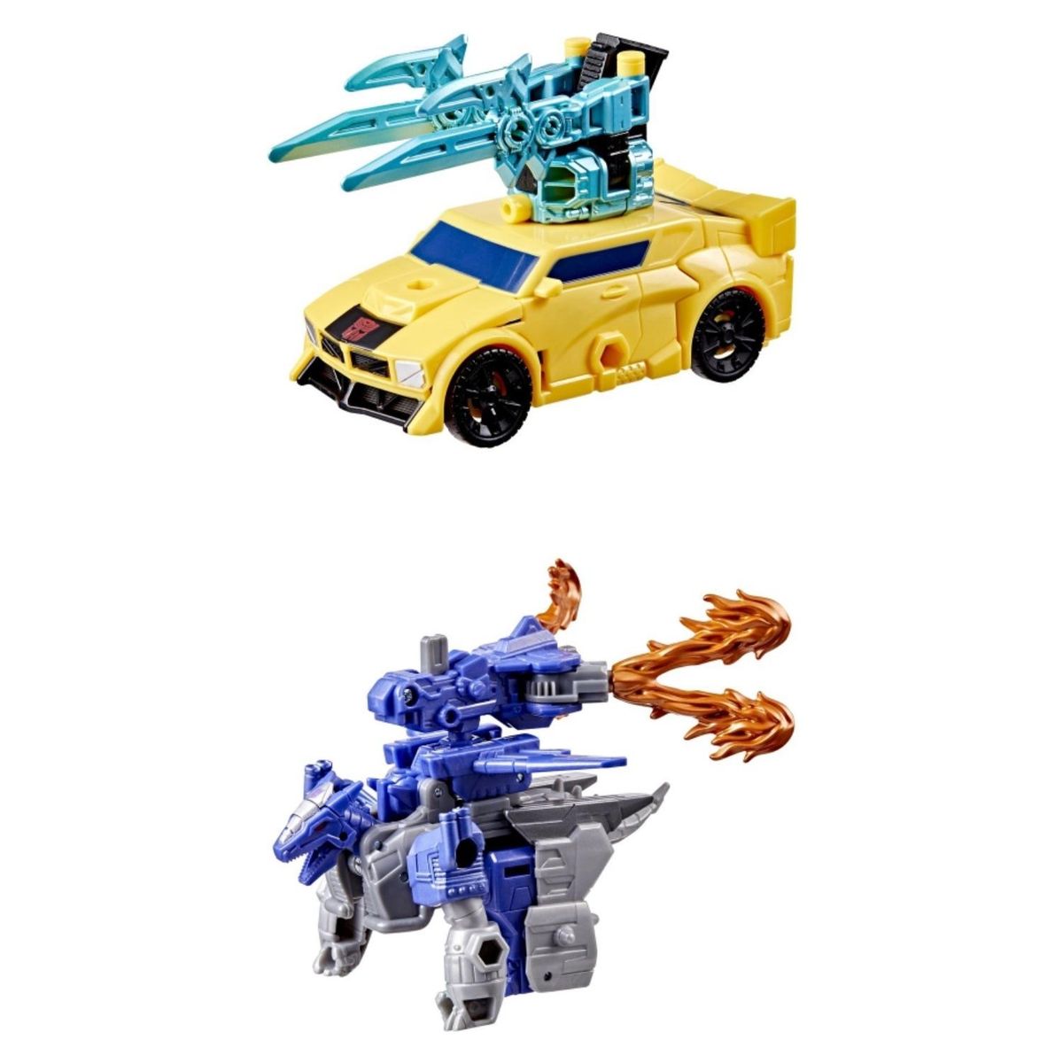 TRANSFORMERS - Figura de acción Transformers : CYBERWORLD  Armored Cyber Changers