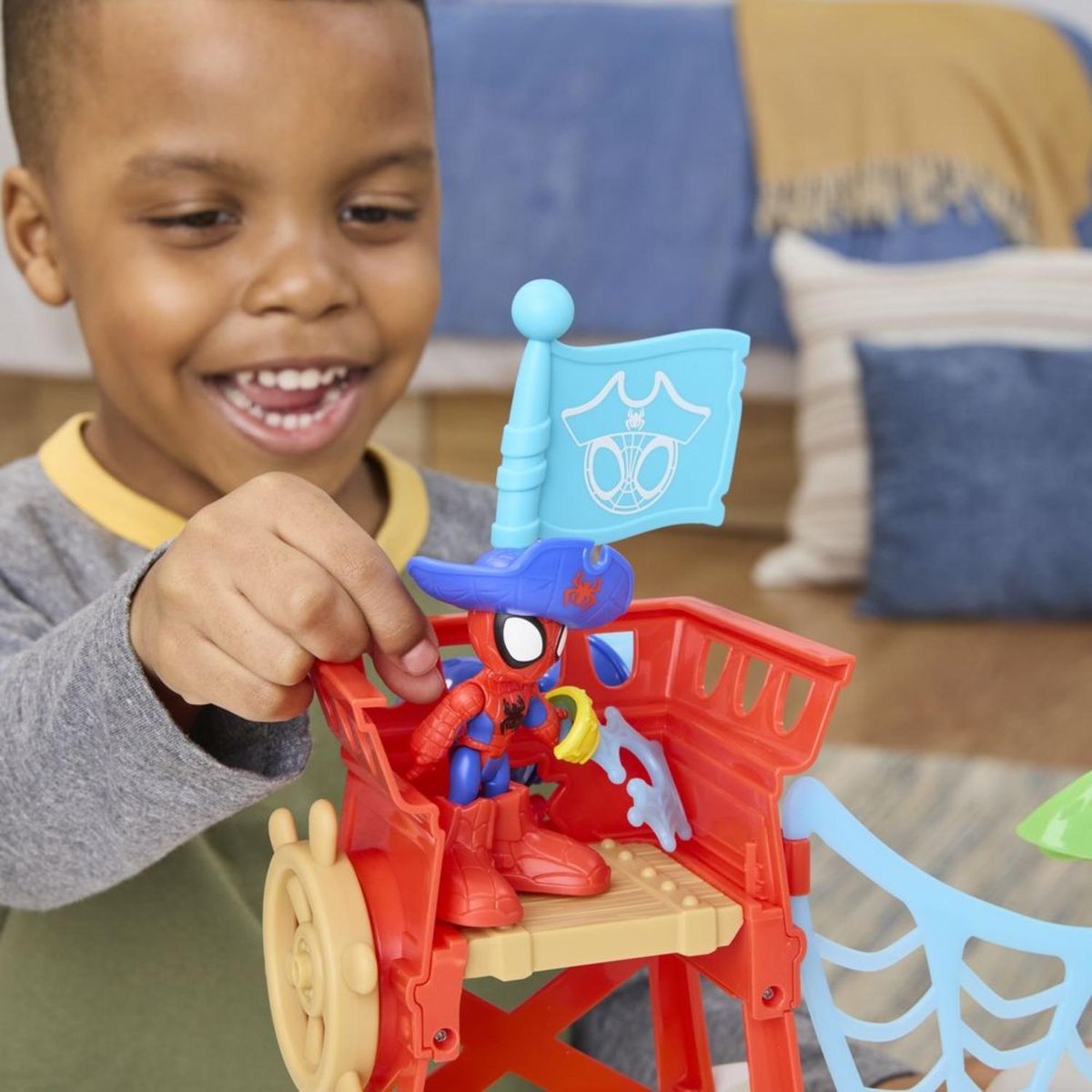 SPIDERMAN - Figura de acción Spiderman  Spidey and his Amazing Friends Water-Webs Isla Spidey