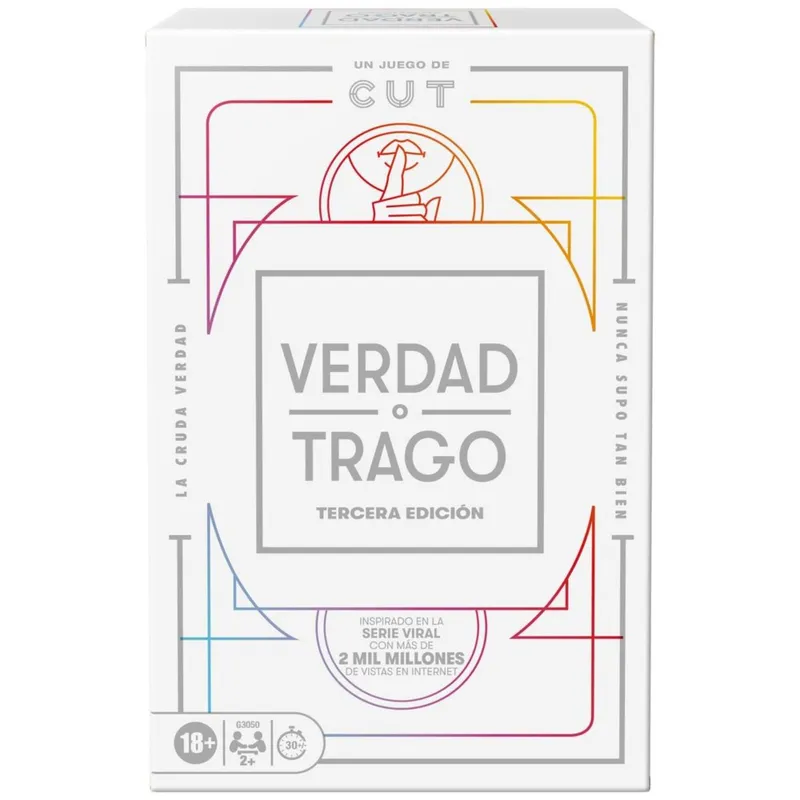 HASBRO - Juego de mesa Hasbro Games  : Verdad o Trago, 3.ª Edición