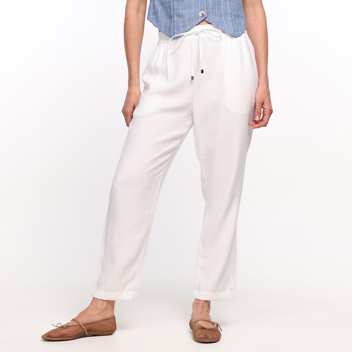 BASEMENT - Pantalón Mujer Tiro alto Basement