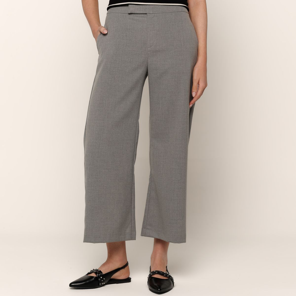 BASEMENT - Pantalón Culotte Mujer Tiro alto Basement
