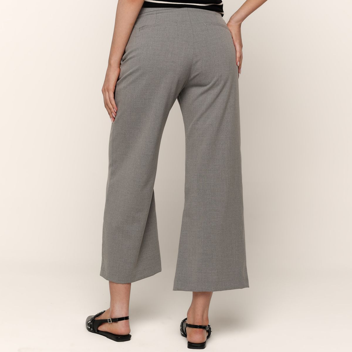 BASEMENT - Pantalón Culotte Mujer Tiro alto Basement