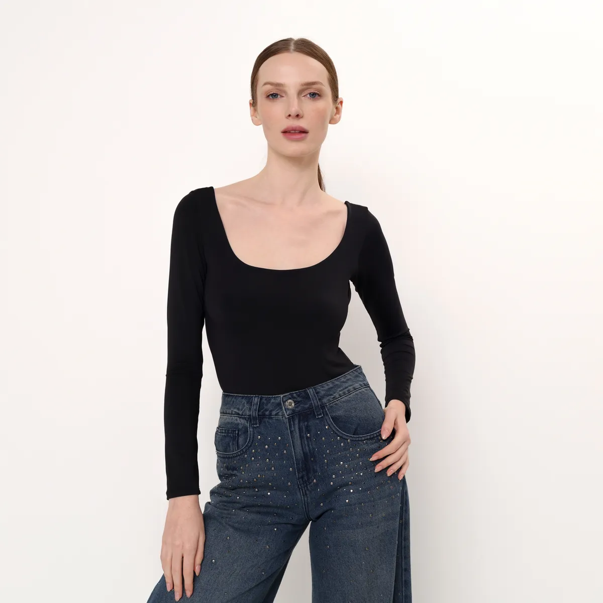 BASEMENT - Body Mujer Manga larga Basement