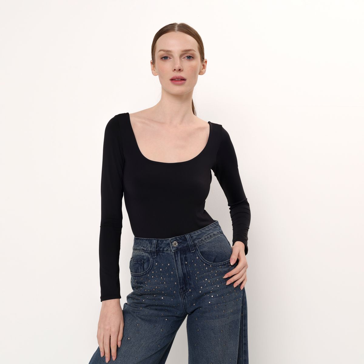 BASEMENT - Body Mujer Manga larga Basement