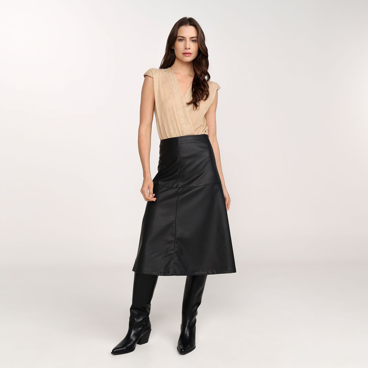 BASEMENT - Falda Midi Mujer Basement 