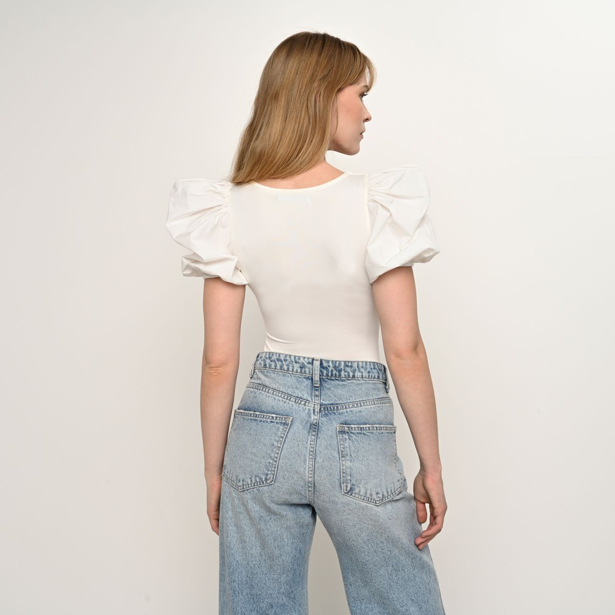 BASEMENT - Body Mujer Manga corta globo Basement