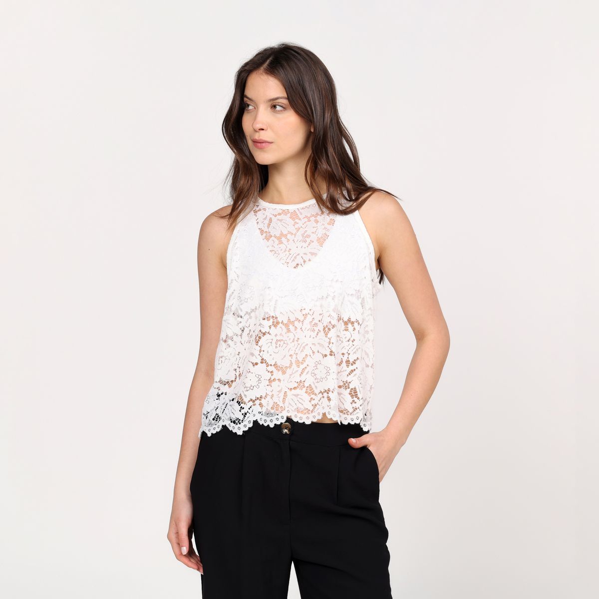 BASEMENT - Blusa Mujer Sin mangas Basement 