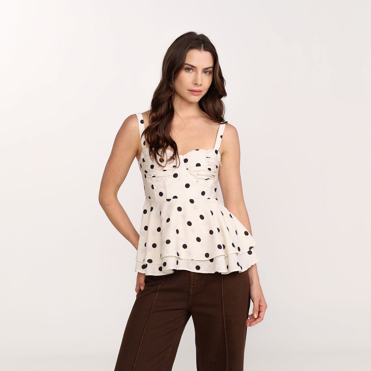 BASEMENT - Blusa Mujer Sin mangas Basement