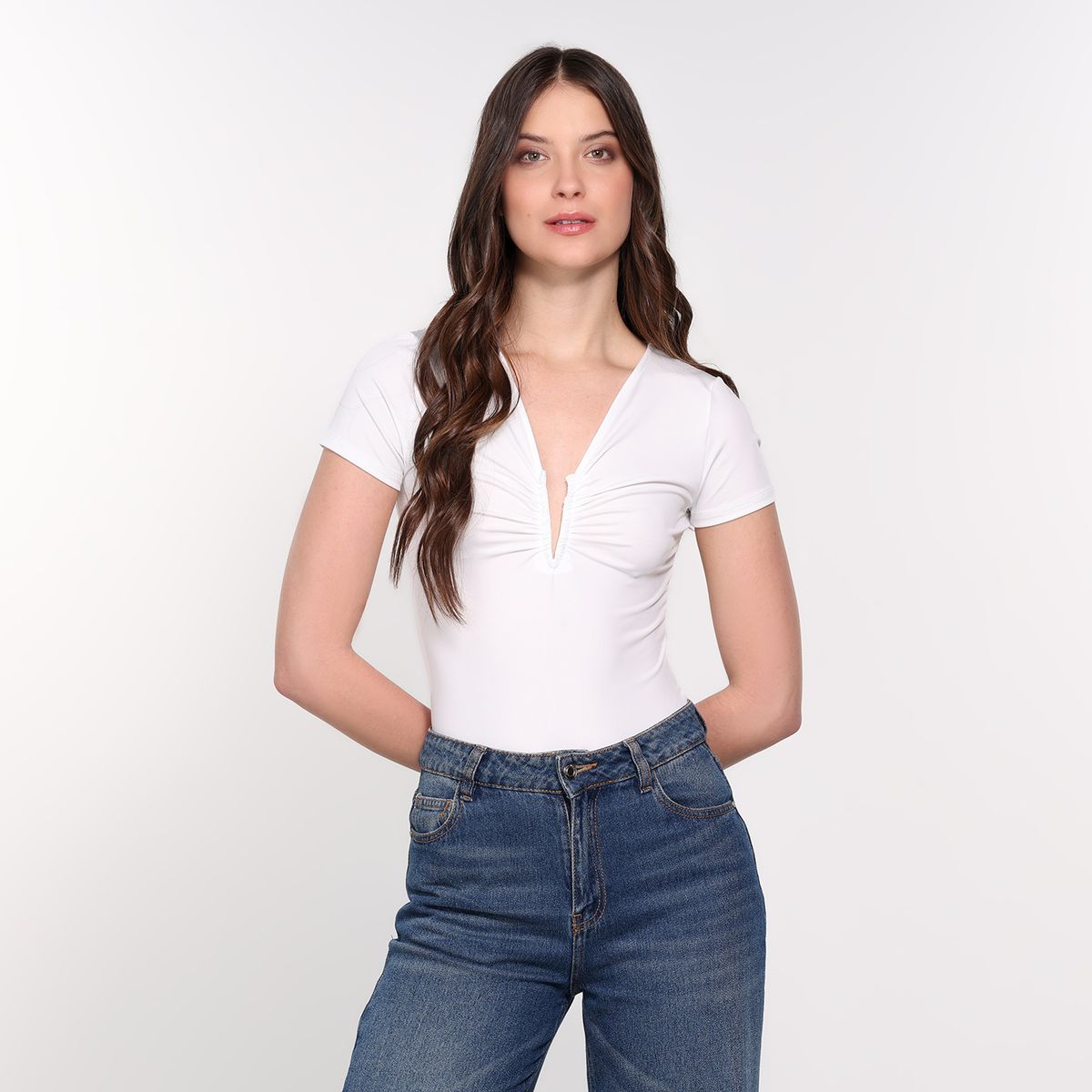 BASEMENT - Body Mujer Manga corta Basement