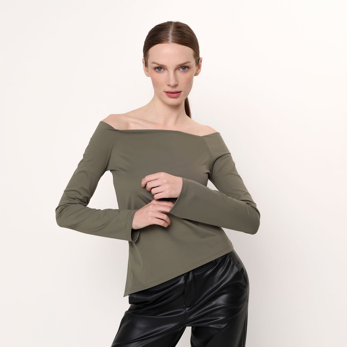 BASEMENT - Top esqueleto Mujer Manga larga Basement